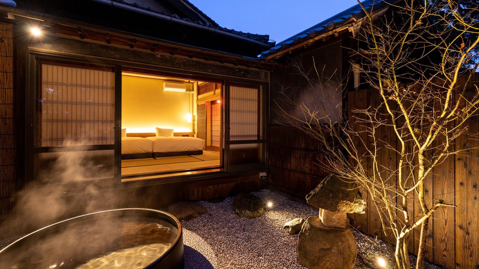 Ryokan 尾道西山 梅之間的露天風呂
