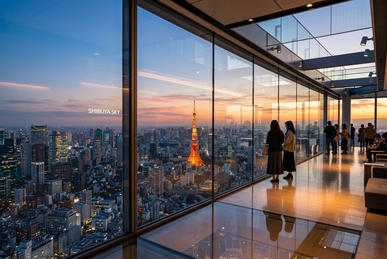 SHIBUYA SKY 展望台俯瞰東京全景