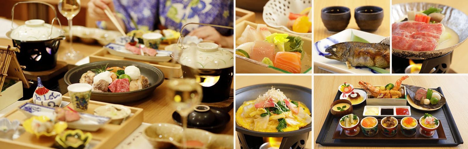 白川鄉 御宿 結之莊 晚餐的料理