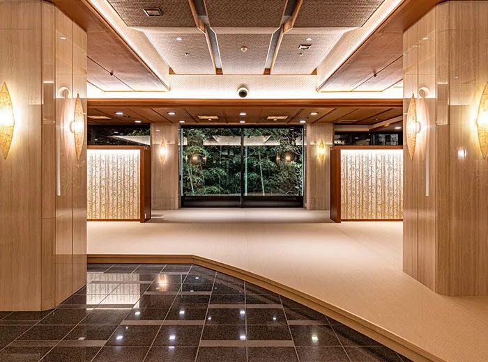 修善寺溫泉 桂川 館內的大廳