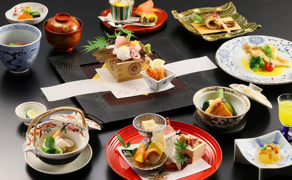 修善寺溫泉 湯迴廊 菊屋 逐位挑選的會席料理