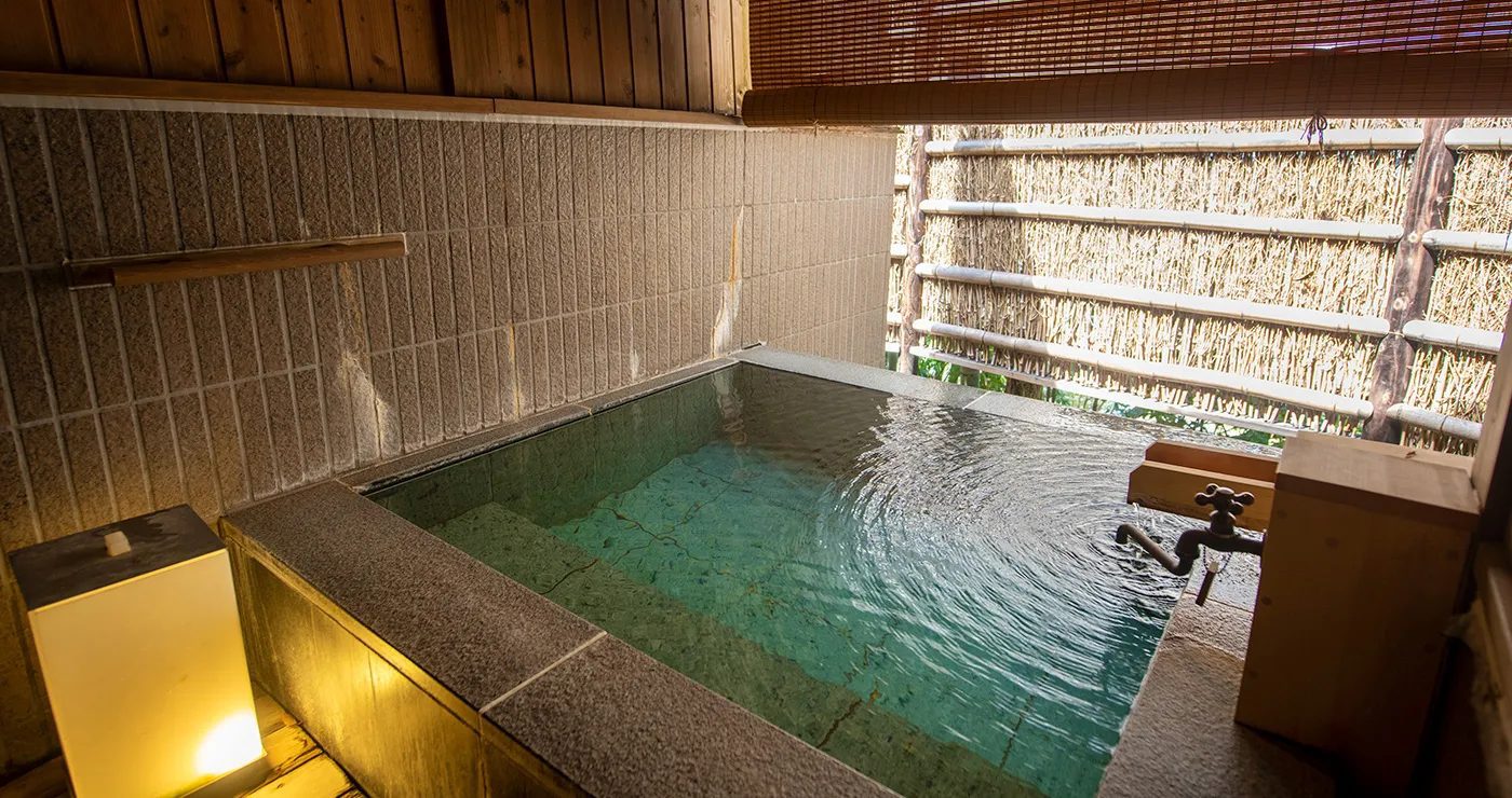 修善寺溫泉 湯迴廊 菊屋 露天風呂附客室「草庵」