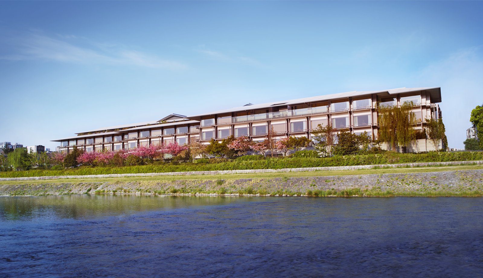 京都麗思卡爾頓酒店 建築外觀全景