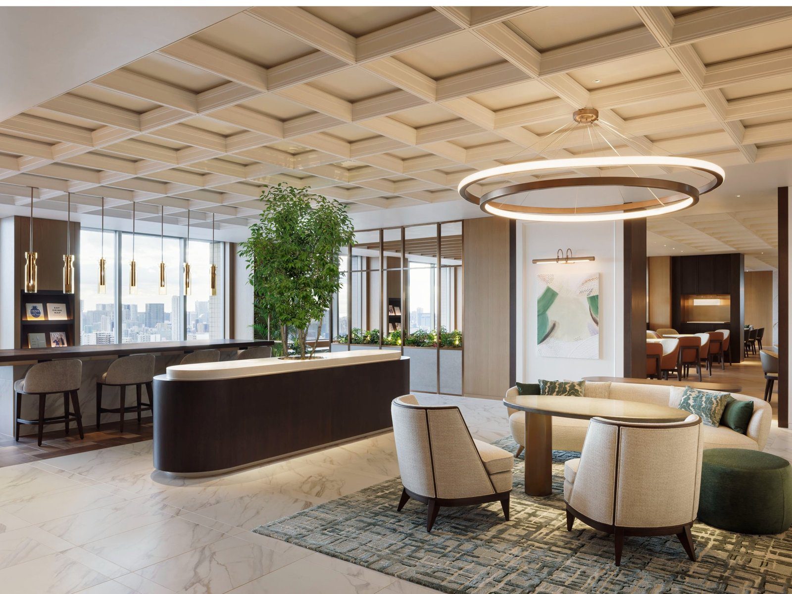 東京威斯汀酒店 Westin Club 酒廊座位