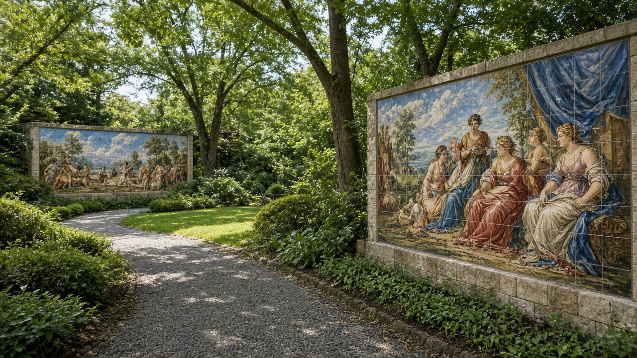 京都府立陶板名畫庭園