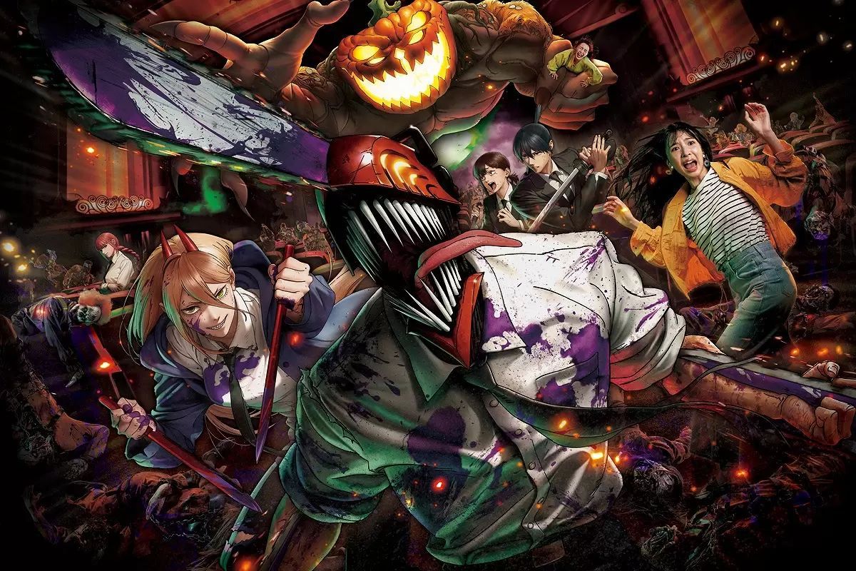 日本環球影城鏈鋸人The Chaos 4-D官方活動視覺