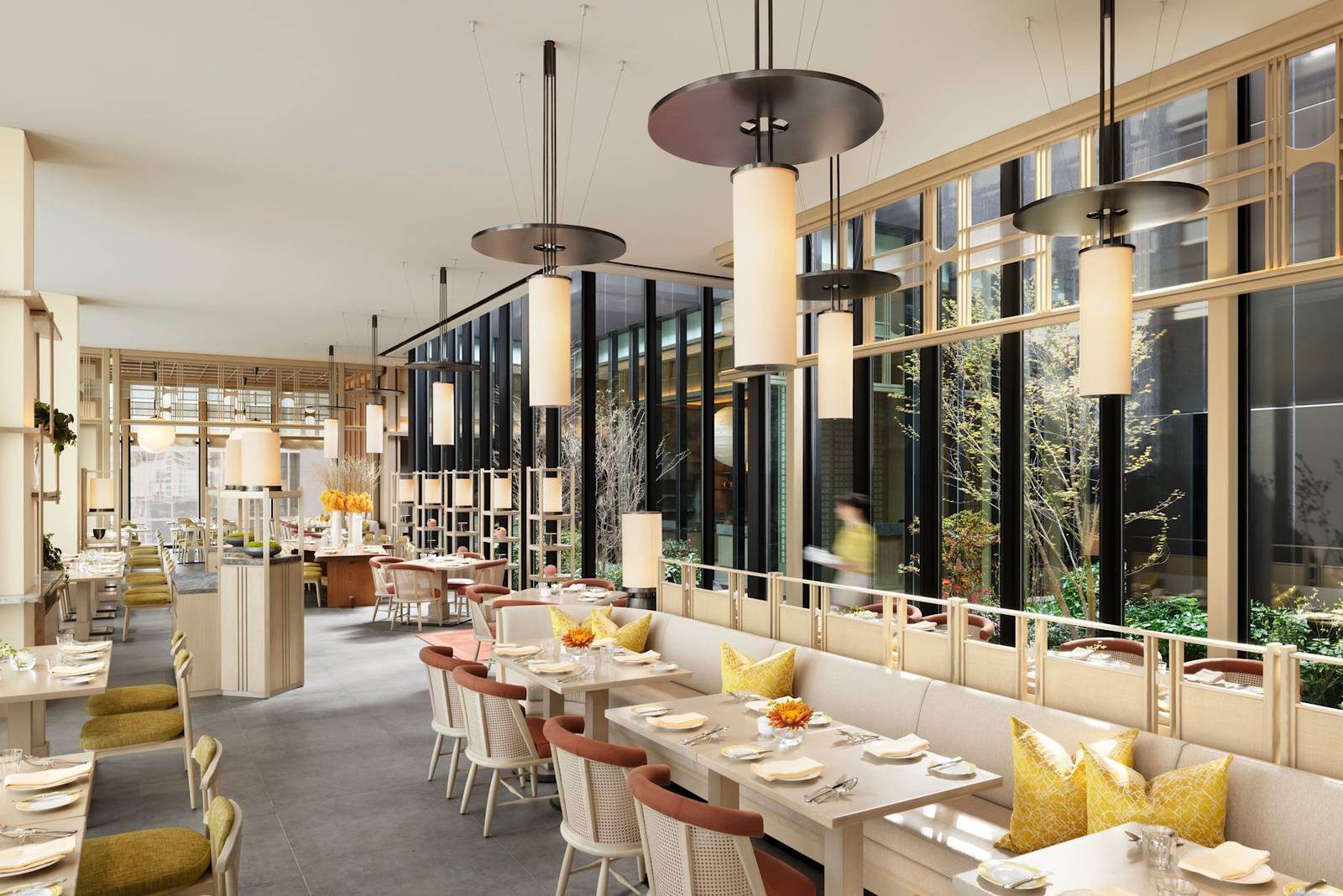 大阪華爾道夫酒店 Jolie Brasserie 明亮的用餐區