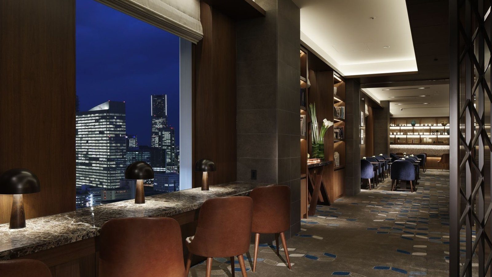橫濱灣喜來登酒店 26 樓喜來登俱樂部酒廊夜景