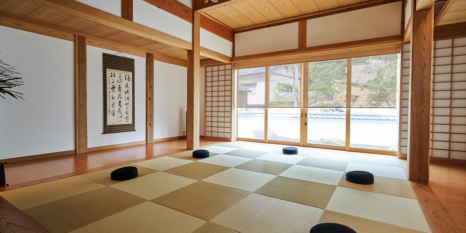 永平寺 親禪之宿 柏樹關 鋪著坐蒲的道場開也之間