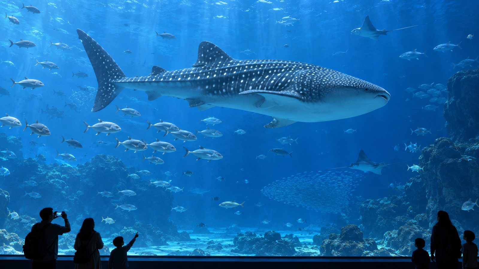 海遊館海洋生物情境示意圖