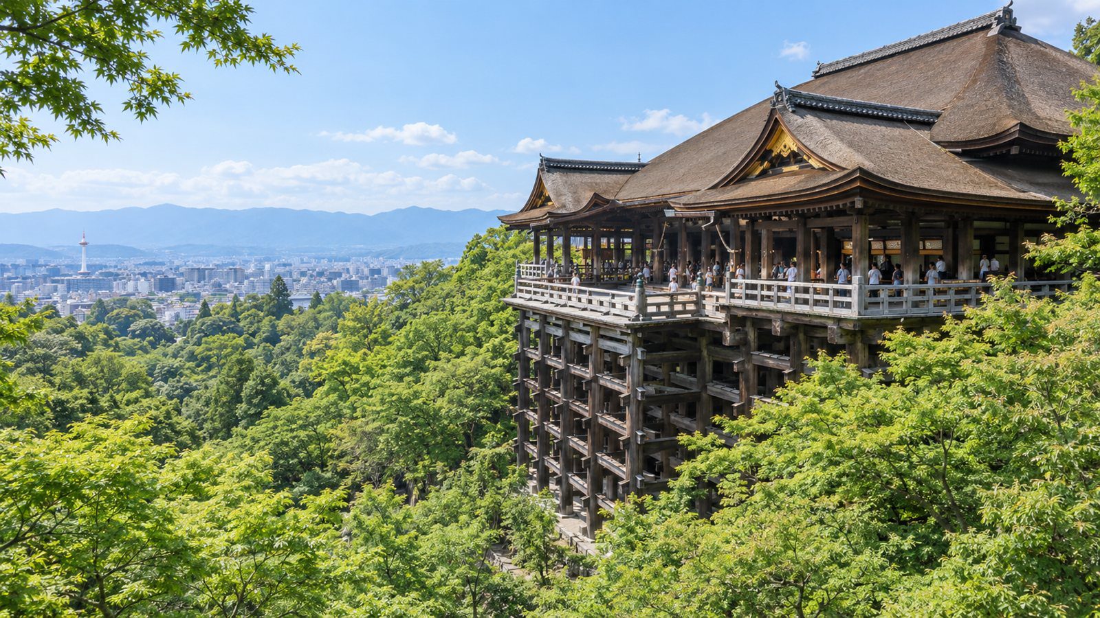 清水寺舞台情境示意圖