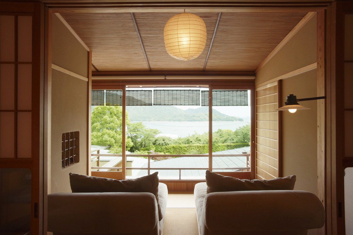 庭園之宿 石亭 廣島宮濱溫泉 母屋二樓「夕凪」