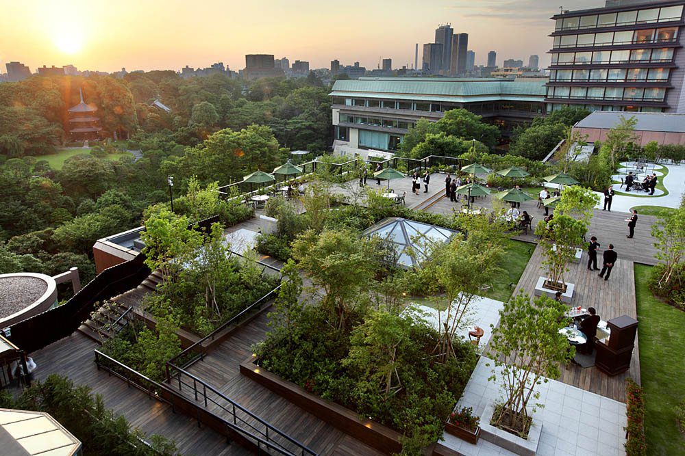 東京椿山莊大飯店 空中庭園 Serenity Garden 與周邊街區