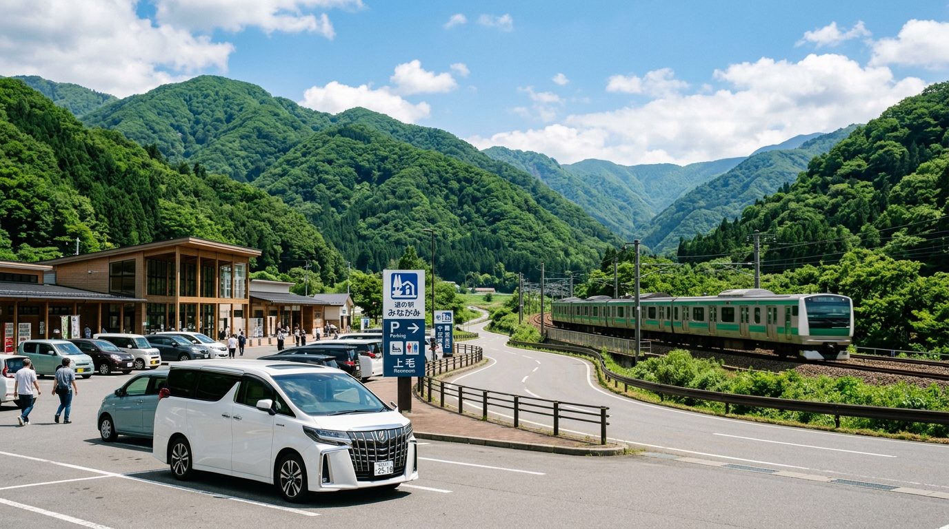 日本交通方式比較：包車、租車自駕與大眾鐵路新幹線情境示意