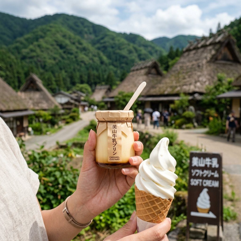 森之京都美山 美山牛乳布丁與霜淇淋實拍