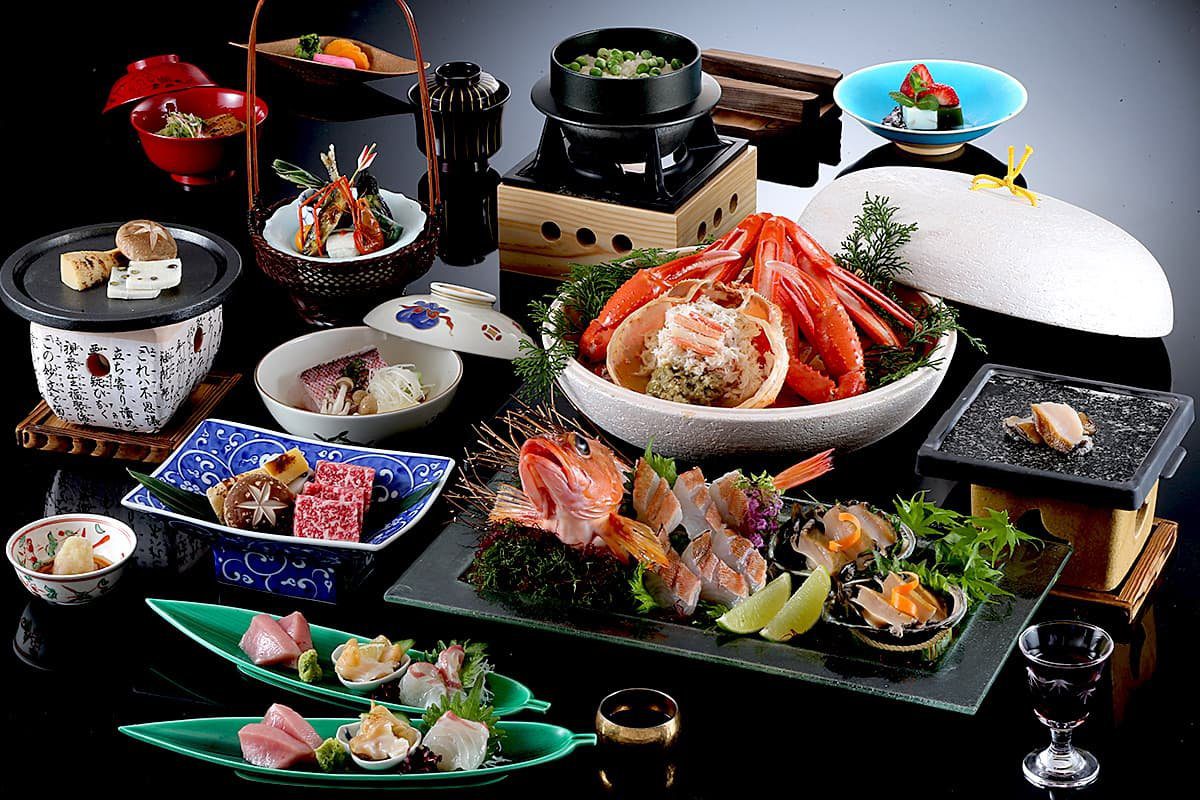 城崎溫泉 西村屋招月庭 會席晚餐