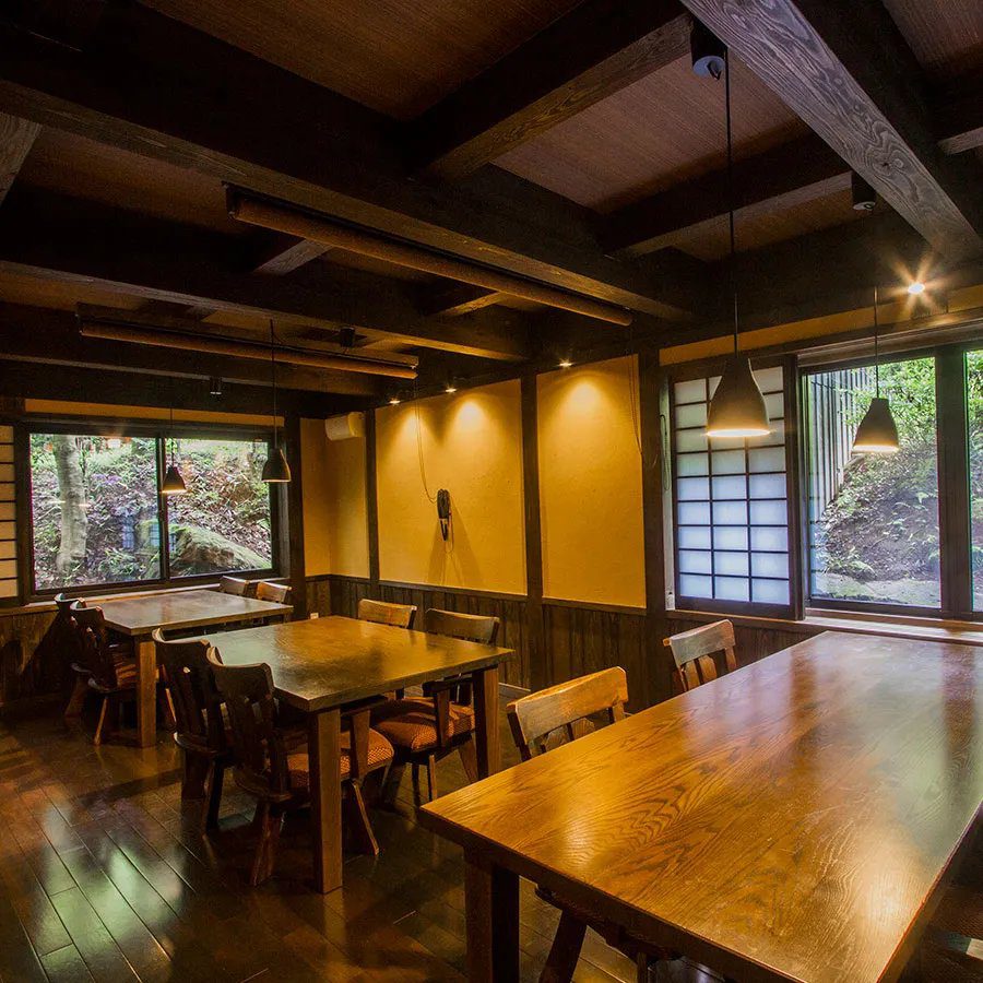 黑川溫泉 旅館 山河 用餐的空間