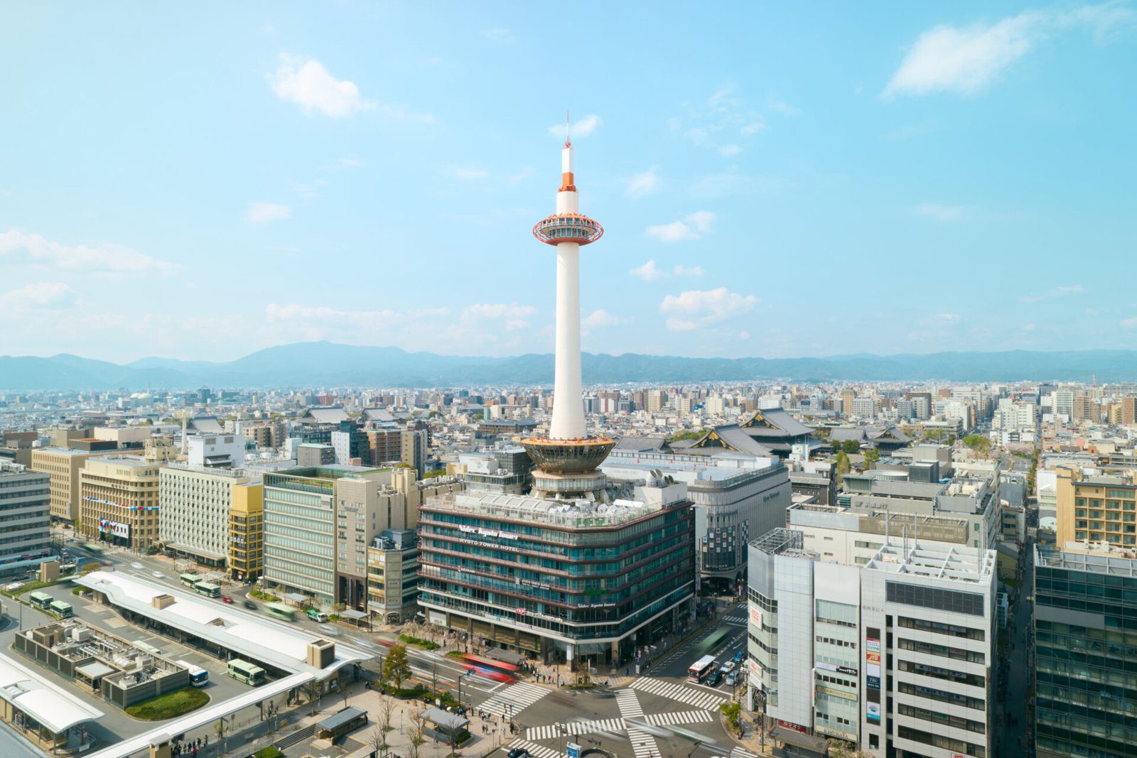 京都世紀酒店 京都站前與京都塔街景