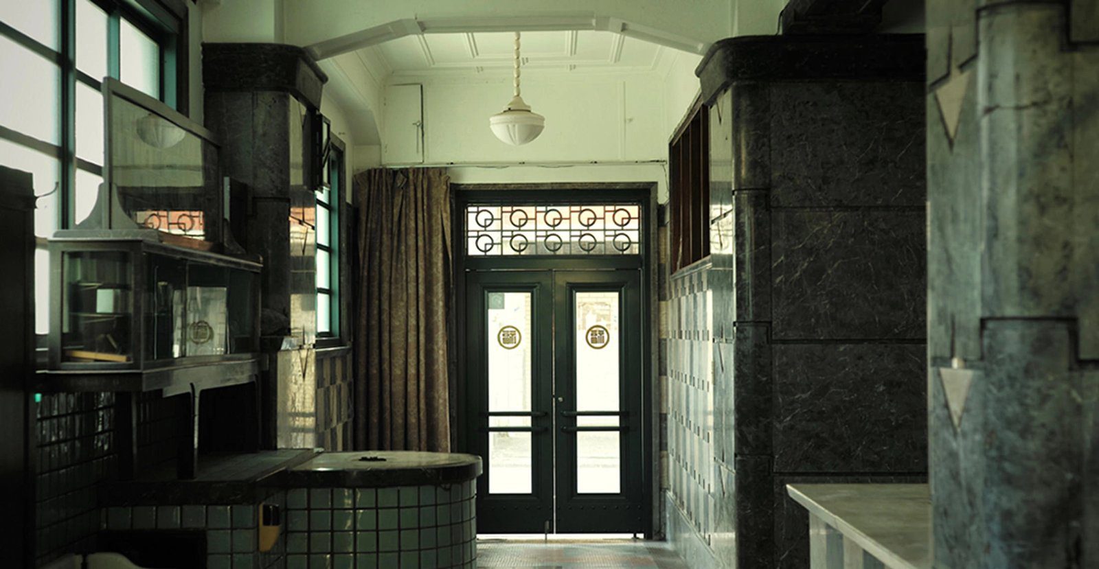 京都 丸福樓 館內的昭和初期建築