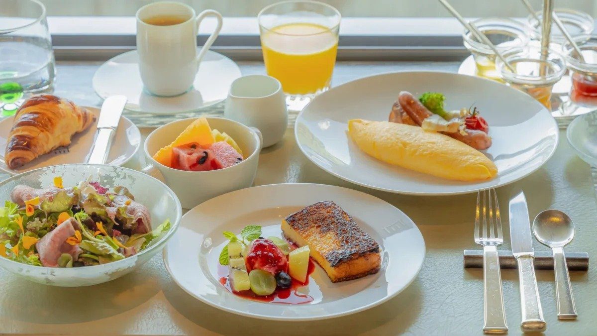 京都嵐山 MUNI KYOTO Riverside Café MUNI 的早餐