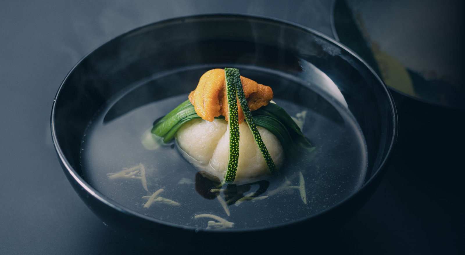 奈良春日奧山 月日亭 會席料理的湯物