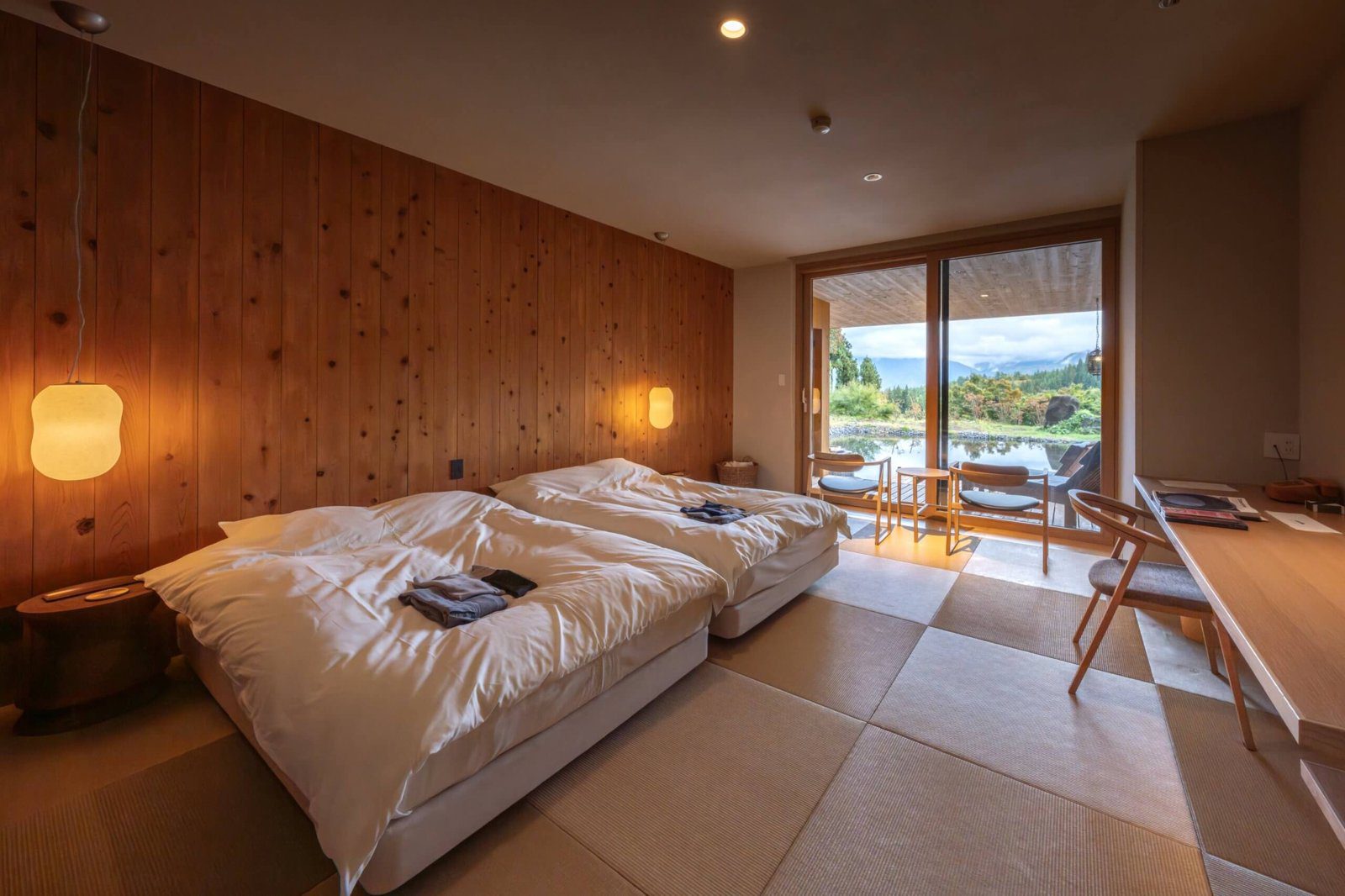 里山十帖 新潟南魚沼 203 View tatami twin 的客房