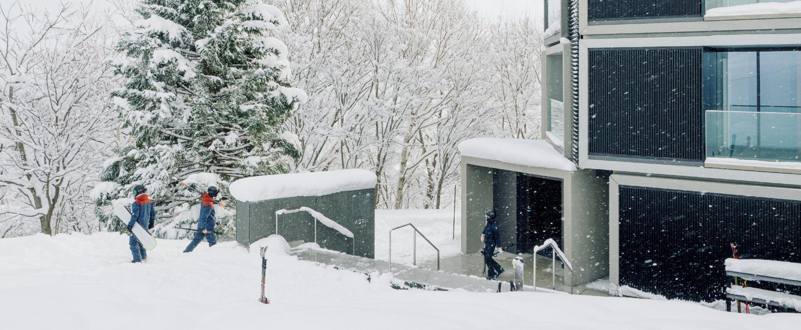 MUWA NISEKO 二世谷 Hirafu 的雪場