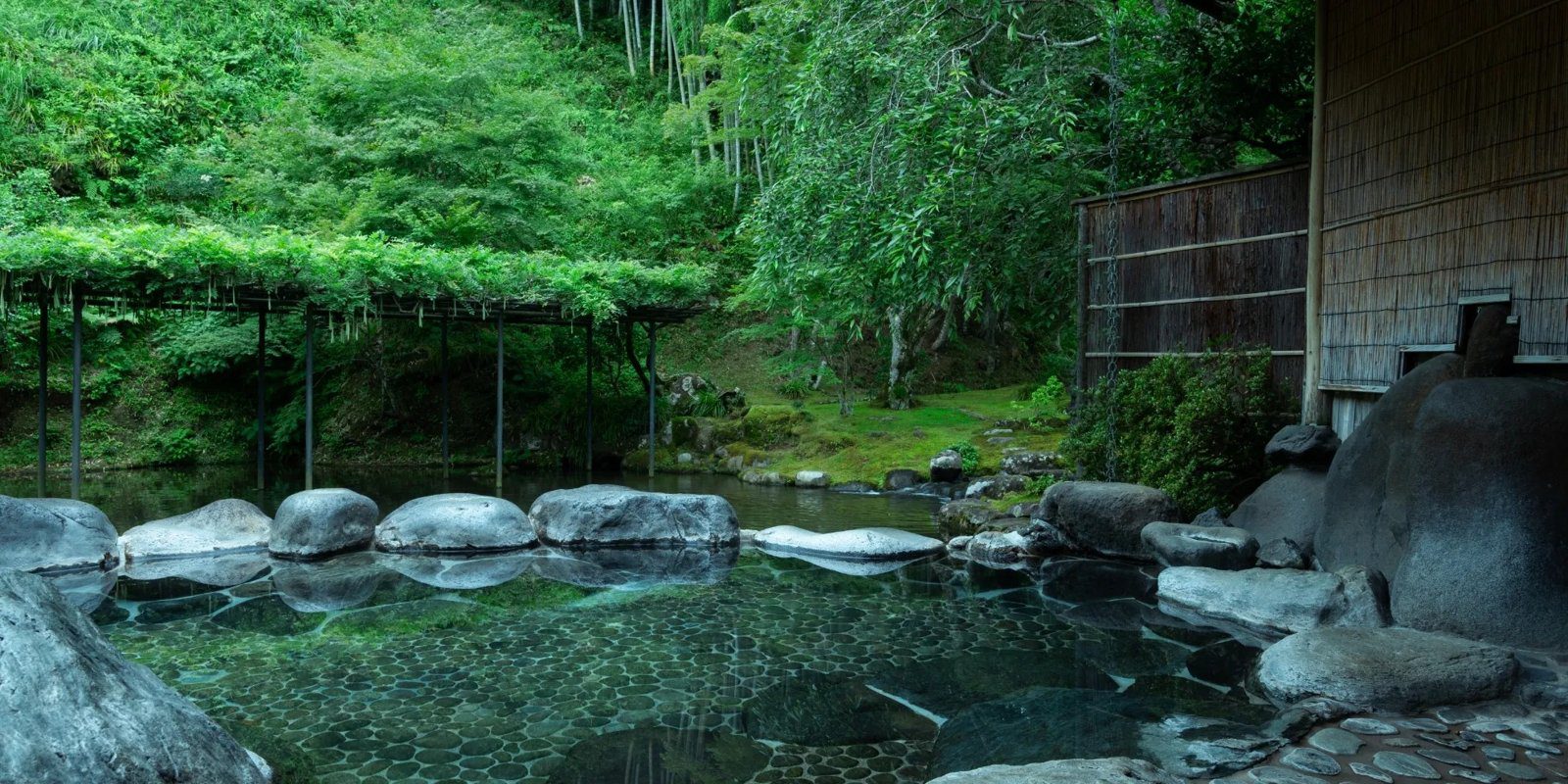 修善寺 あさば 野天風呂