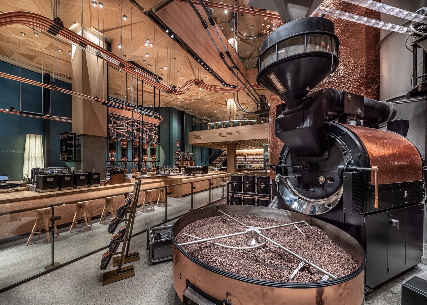 東京 Starbucks Reserve Roastery Tokyo 烘豆空間