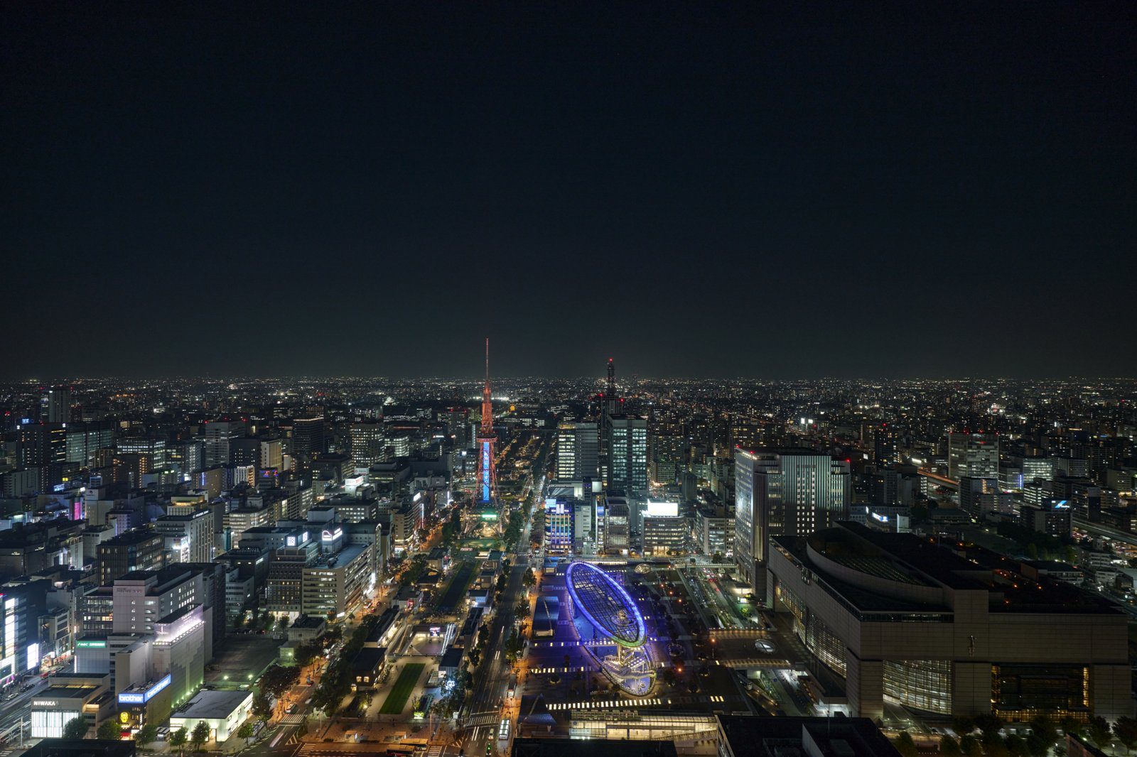 THE 皇家花園酒店 ICONIC 名古屋 從高樓層望出的名古屋夜景與電視塔