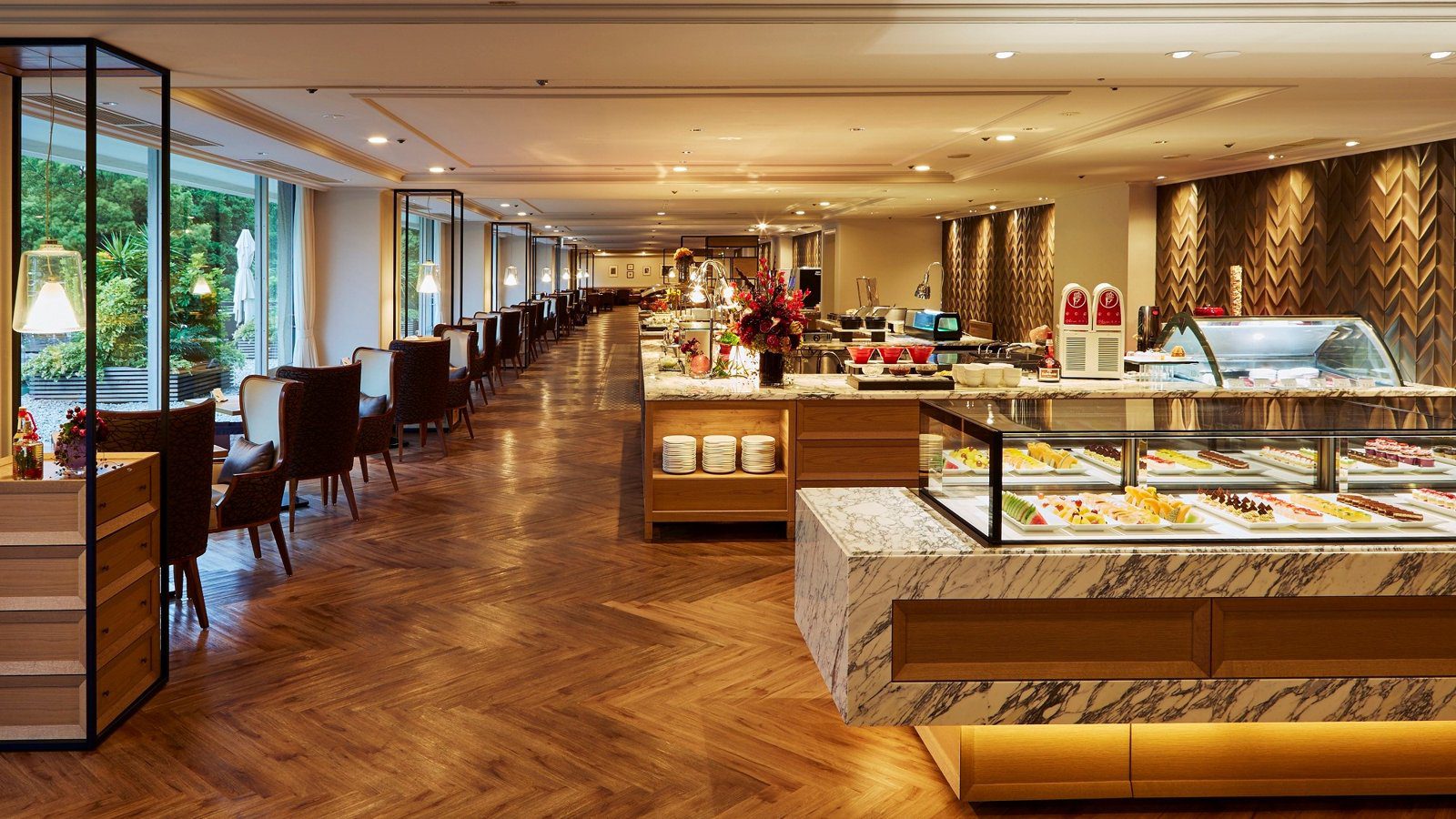 東京王子大飯店 Porto 自助餐廳的餐檯