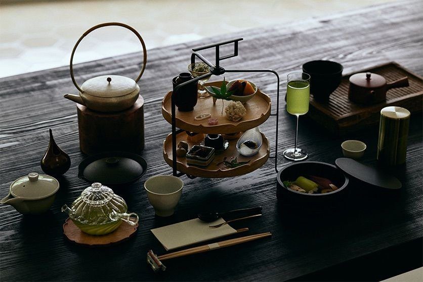 山中溫泉 花紫 茶房的和風下午茶