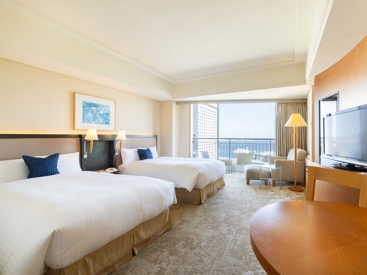 橫濱灣東急大飯店 Executive Twin Bay View 客房