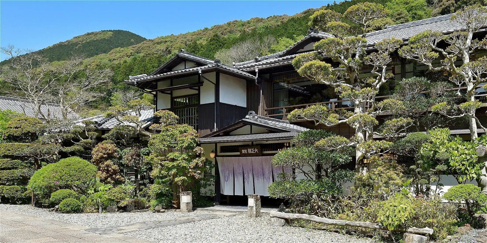吉奈溫泉 東府や Resort & Spa-Izu 庭園與建築