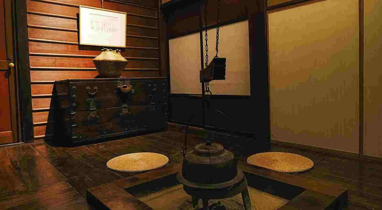 由布院 山莊無量塔 「明治」的いろりの間